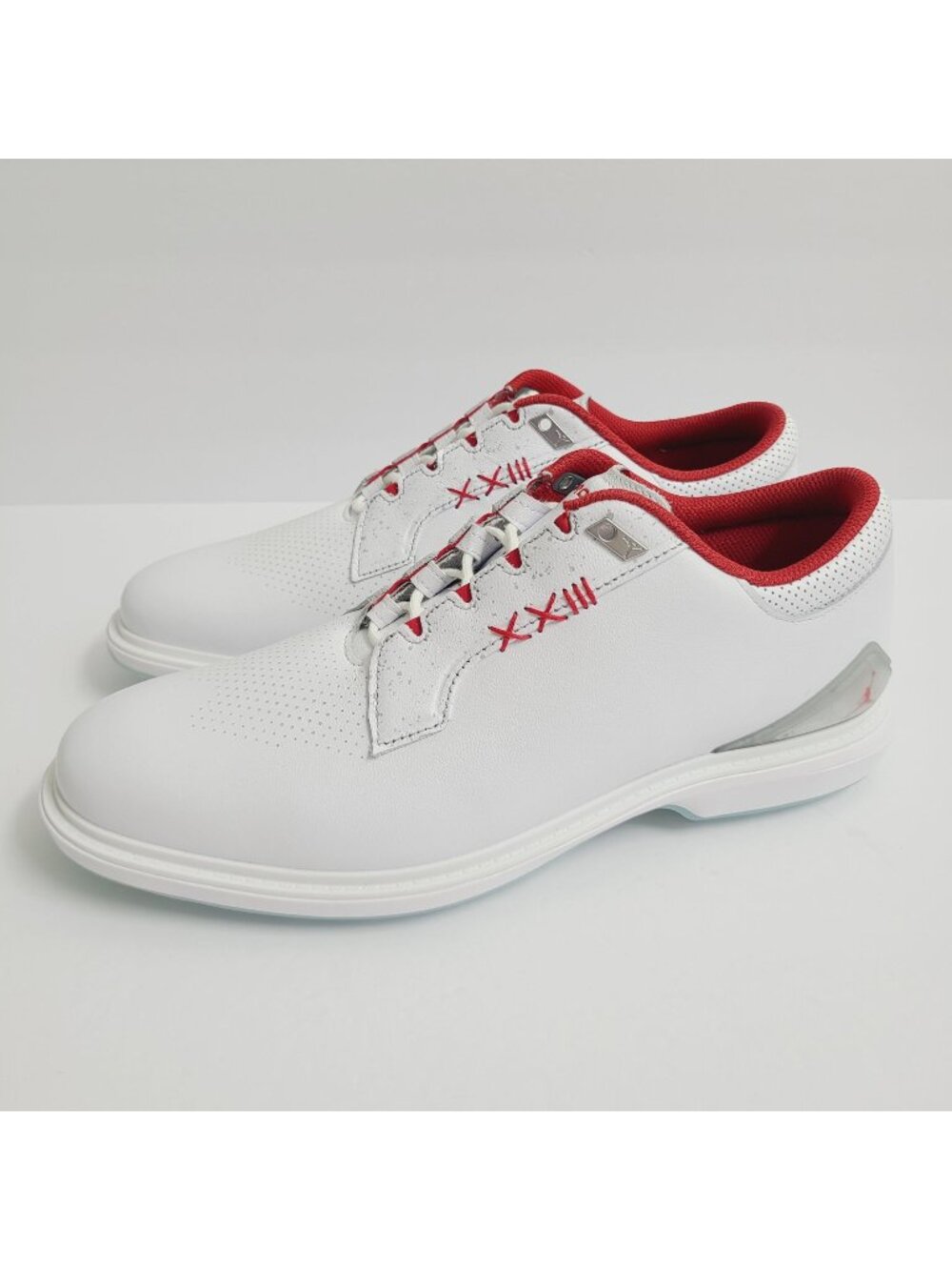 NEW Nike Air Jordan ADG 5 Golf Shoes FQ7874-101 Size 11 White Red #1